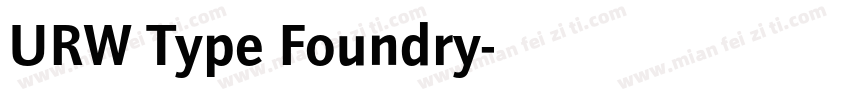 URW Type Foundry字体转换